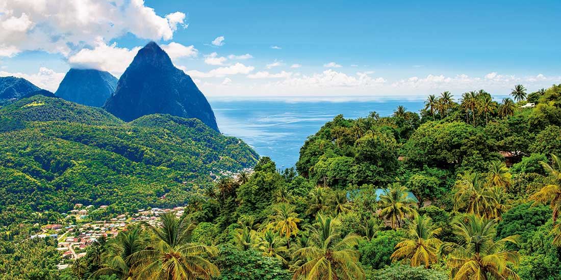 The Pitons of St Lucia